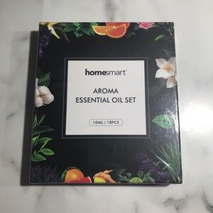 Homesmart AROMA Essential Oil Set/18 Ct 10ml Ea Aromatherapy Holiday Gift Idea